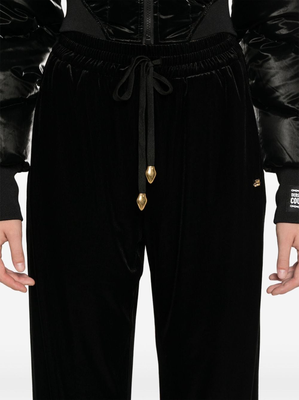 JUST CAVALLI VELVET TRACK PANTS 