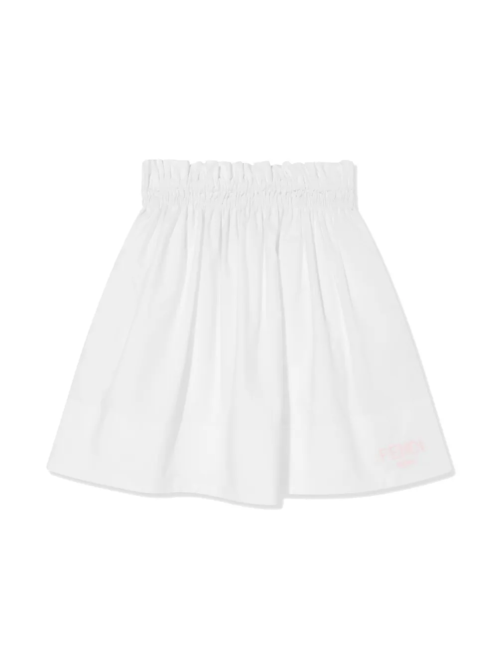 Fendi Kids Rok met logoprint Wit