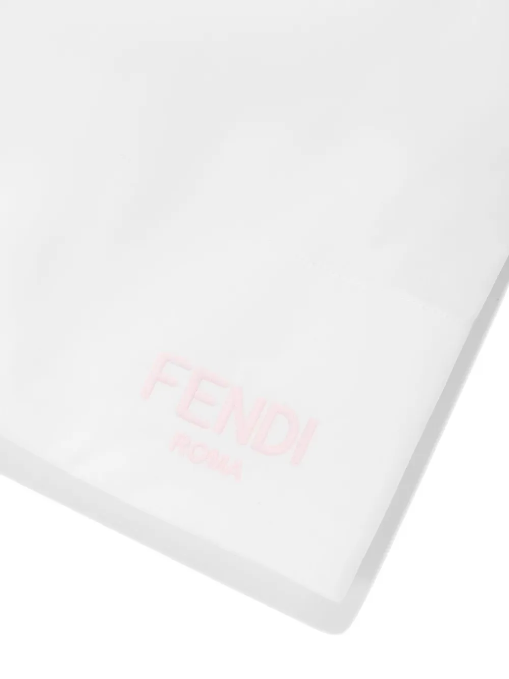 Fendi Kids Rok met logoprint Wit