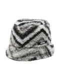 Missoni Kids zigzag bucket hat - Black