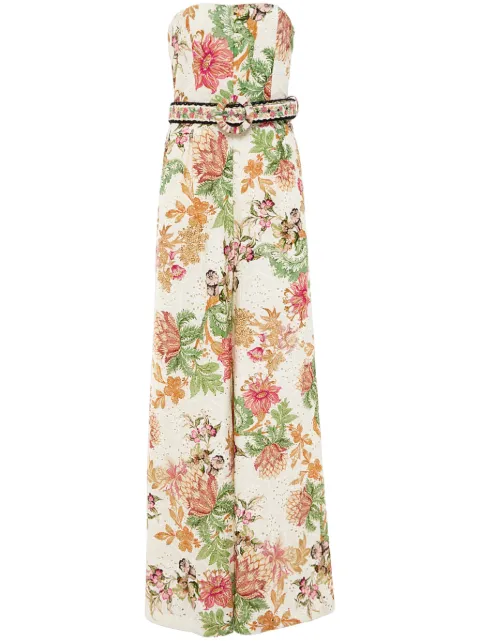 Hemant And Nandita floral-print cotton jumpsuit