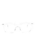 Thom Browne Eyewear rectangle-frame glasses - White