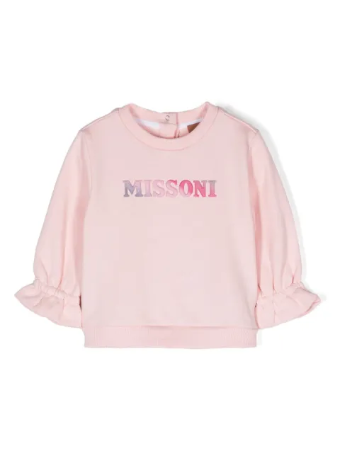 Missoni Kids raised-logo sweatshirt