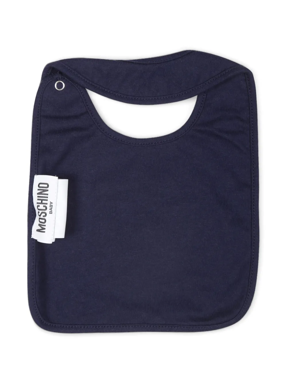 Moschino Kids Teddy Bear muts en slabbetje Blauw