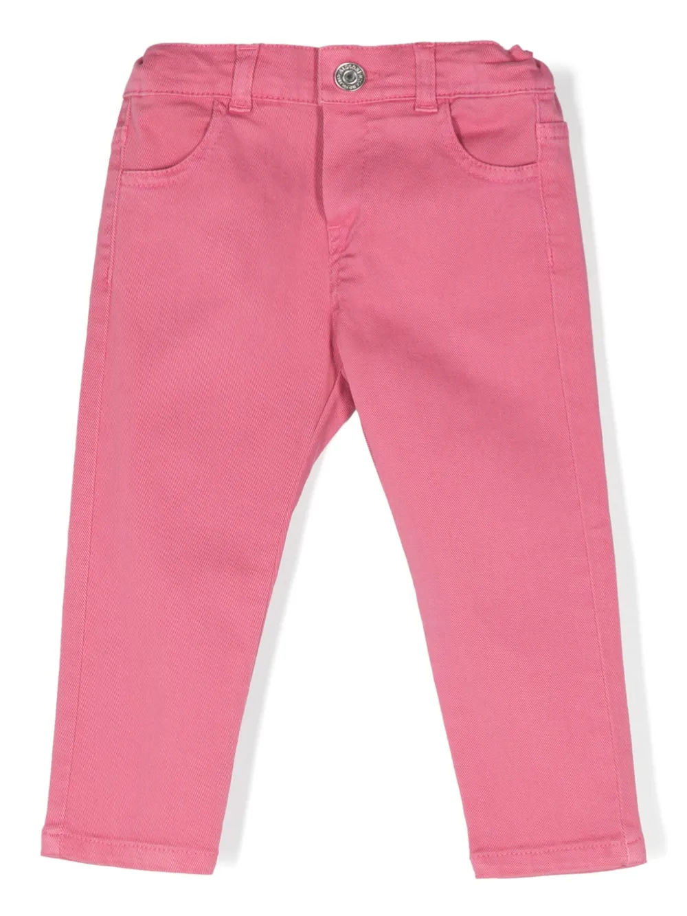 Missoni Zigzag-embroidered Trousers In 粉色