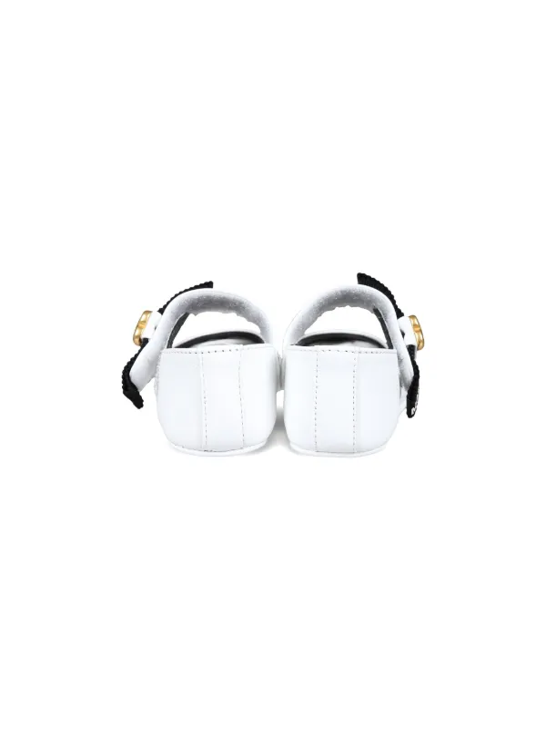 VIP【関税送料無料】希少 MOSCHINO WHITE ESPADRILLAS Moschino Kids logo-tape Ballerina Shoes | White | FARFETCH