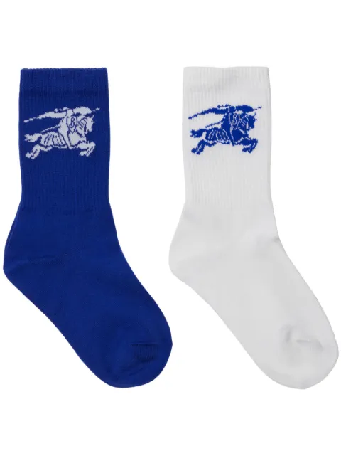 Burberry Kids EKD-intarsia socks (pack of two)