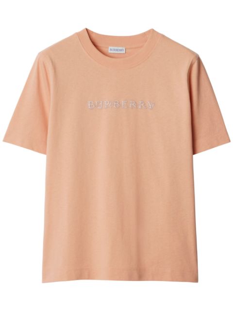 Cheap Burberry paisley-logo cotton T-shirt Women