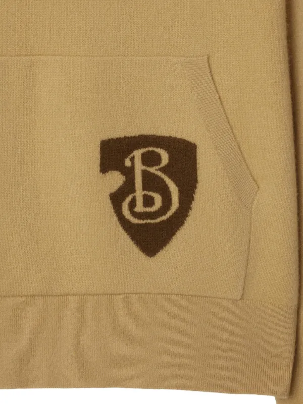 Burberry B Shield Hoodie | Neutrals | FARFETCH ID