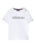 Missoni Kids logo-appliqué T-shirt - White