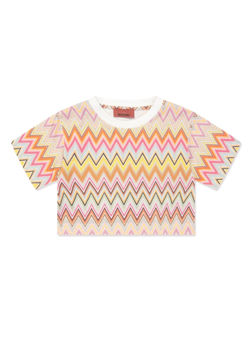 Shop Missoni Zigzag T-shirt In Pink