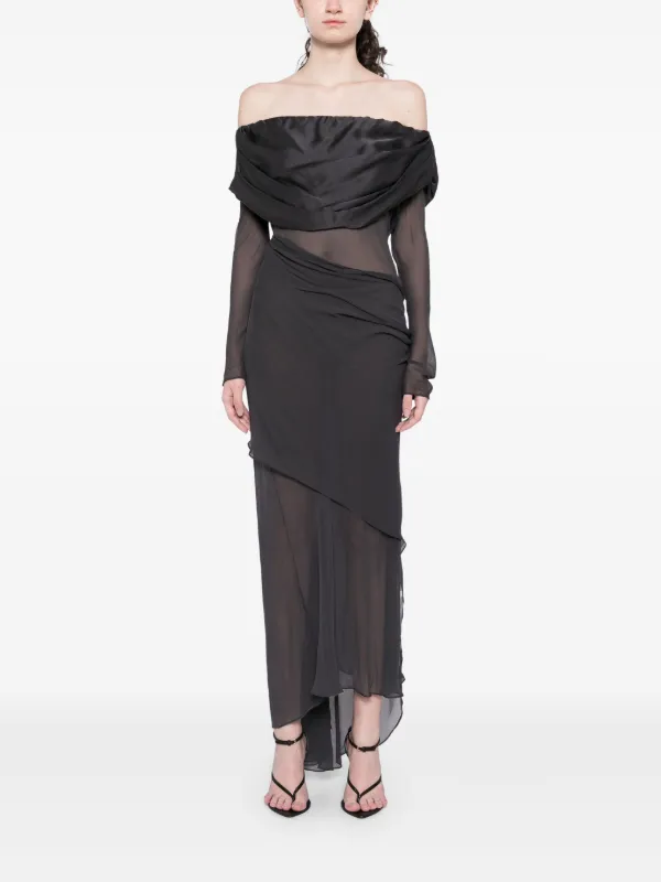 kleid aus schal