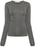 Christopher Esber open twist knitted top - Grey