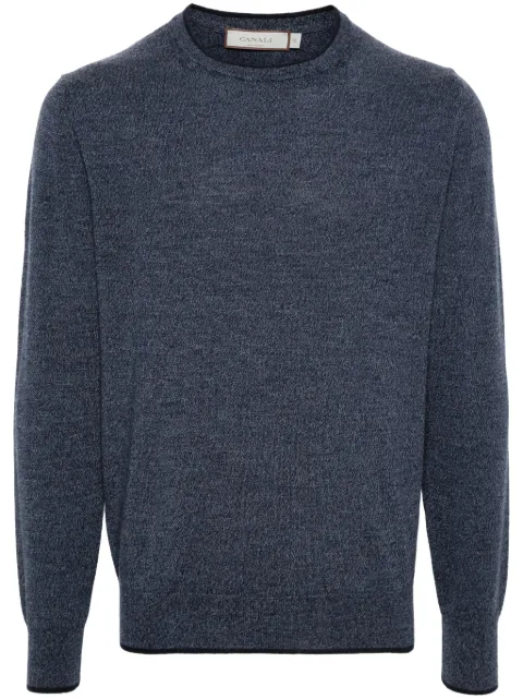 Canali Pullover mit meliertem Effekt