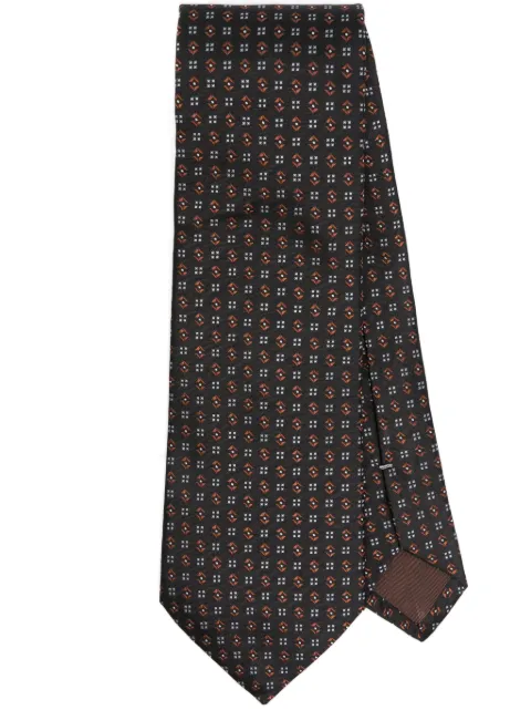 Canali geometric-pattern tie