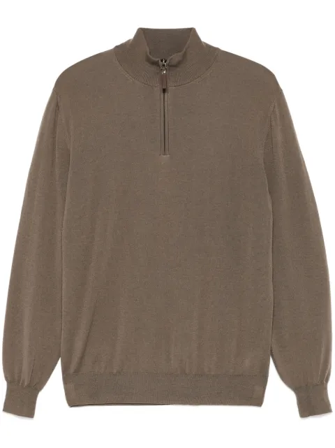 Canali half-zip sweater
