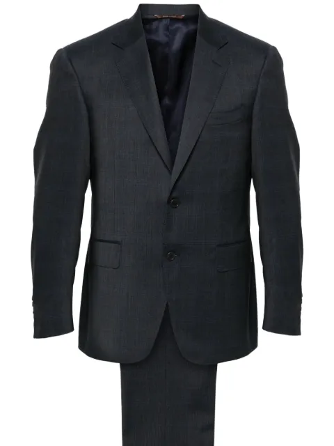 Canali checked suit