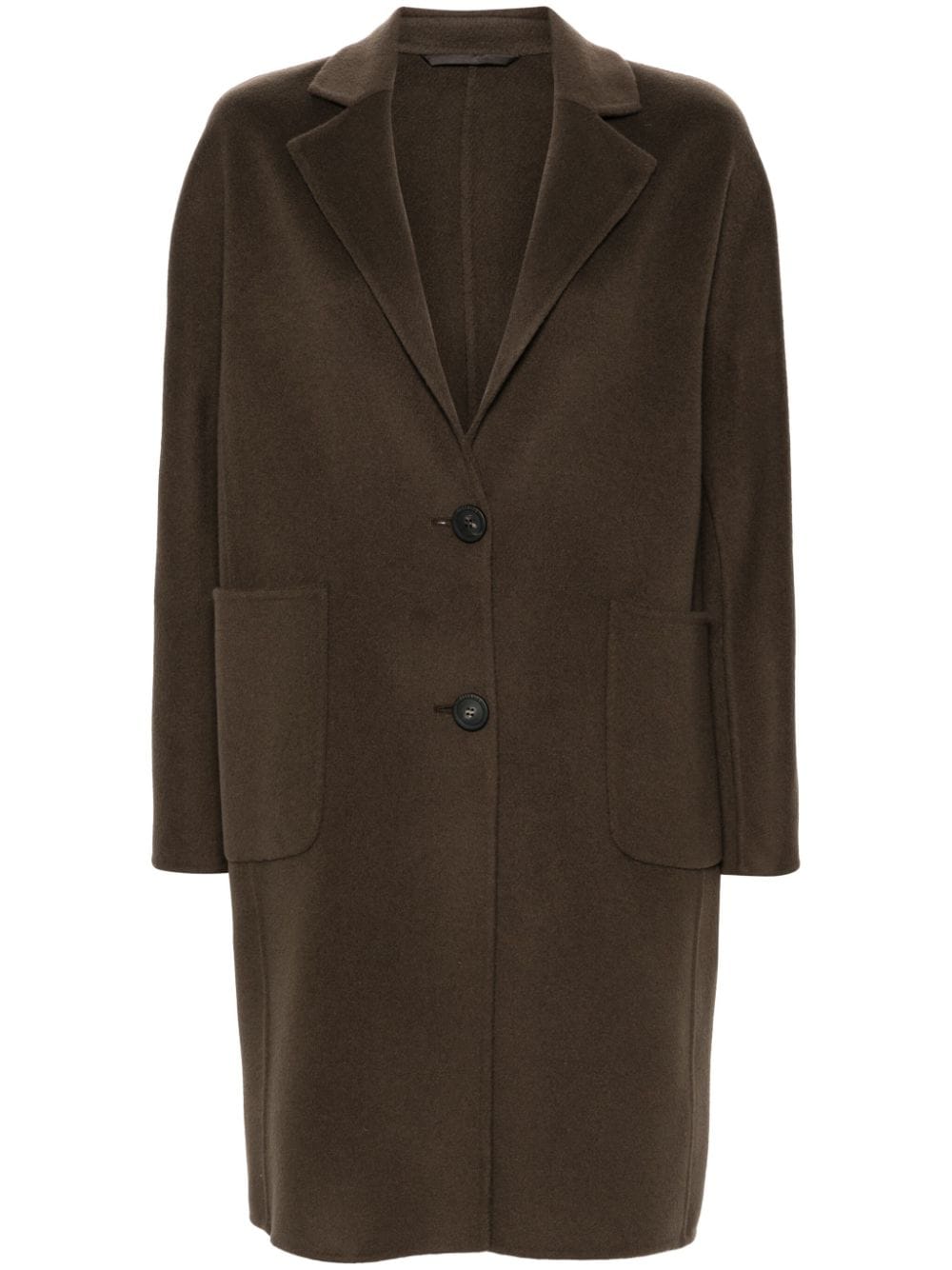 Peserico Cappotto monopetto - Marrone