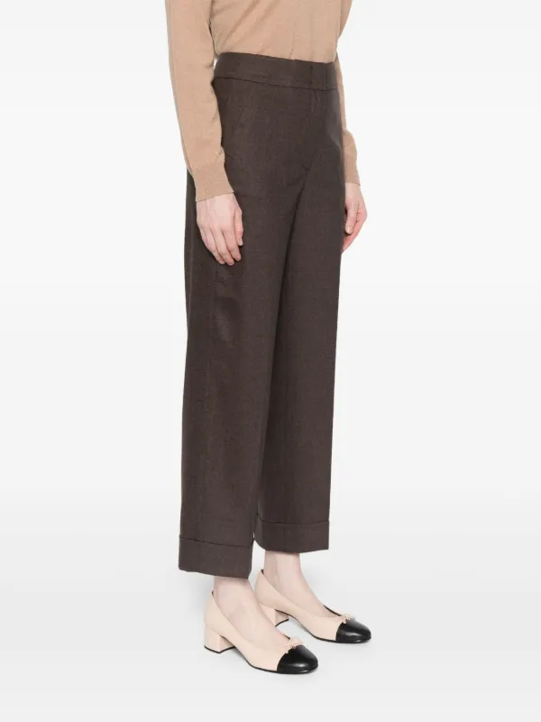 Peserico Tailored Trousers | Brown | FARFETCH BH