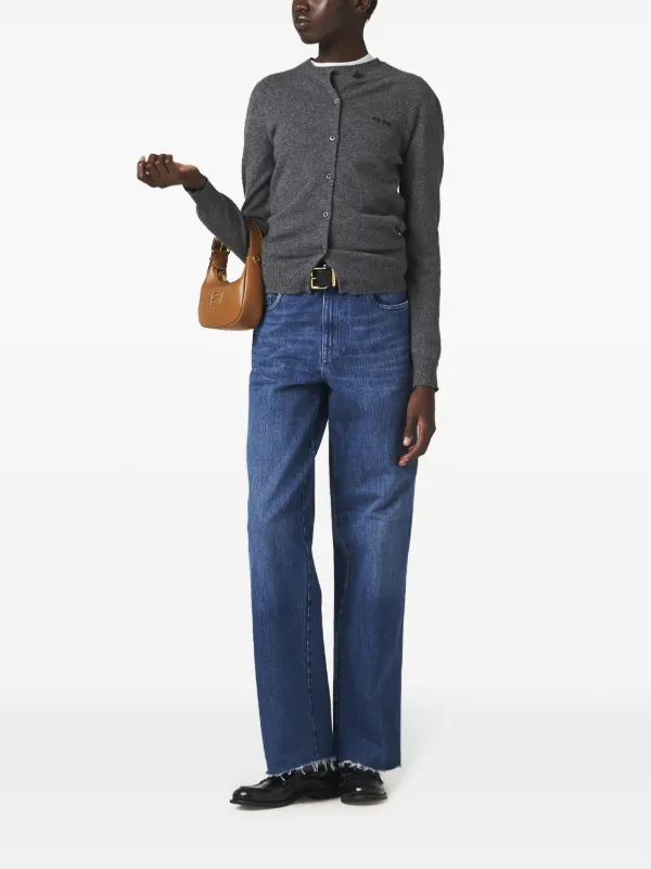 Miu Miu five-pocket straight-leg Jeans | Blue | FARFETCH