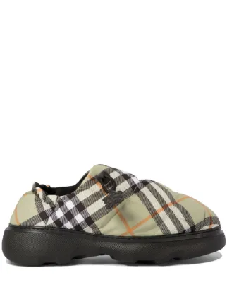 サンダル・ミュール Burberry Pillow Low Mules - Burberry - Nylon - Beige Pillow Low Mules - Burberry - Nylon - Beige