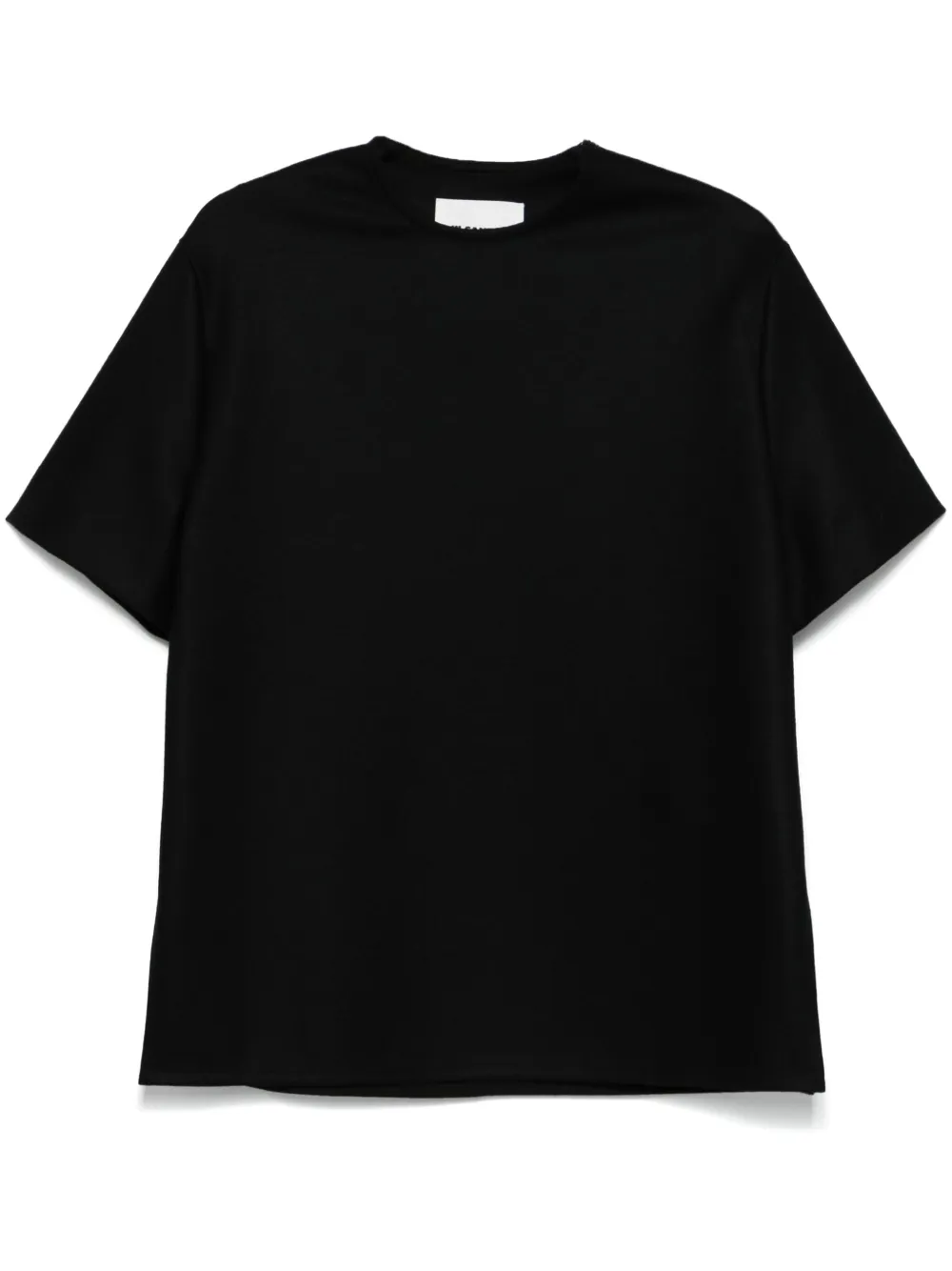 Jil Sander Wollen T-shirt Zwart