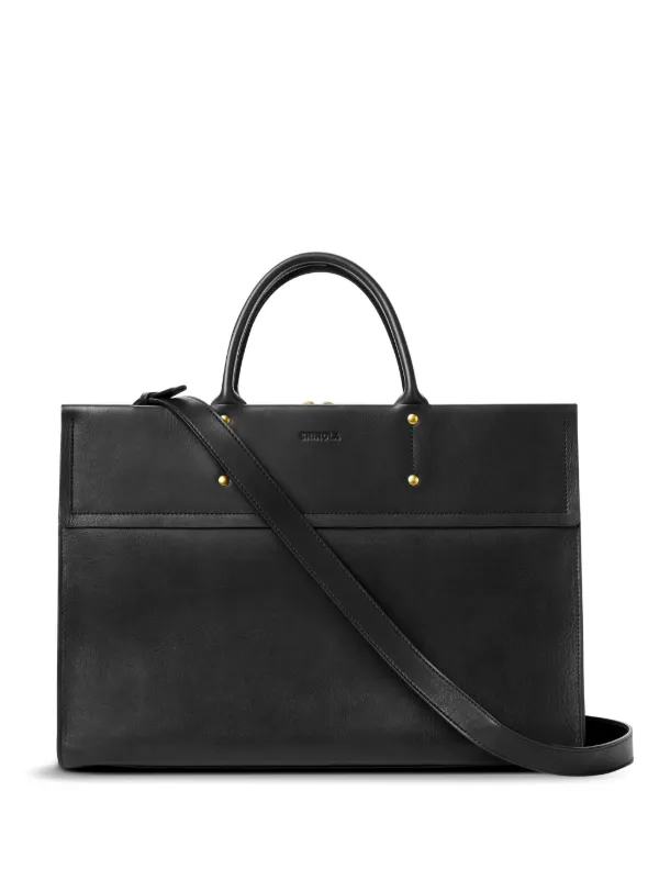 Shinola Leather Laptop Bag Black FARFETCH IN