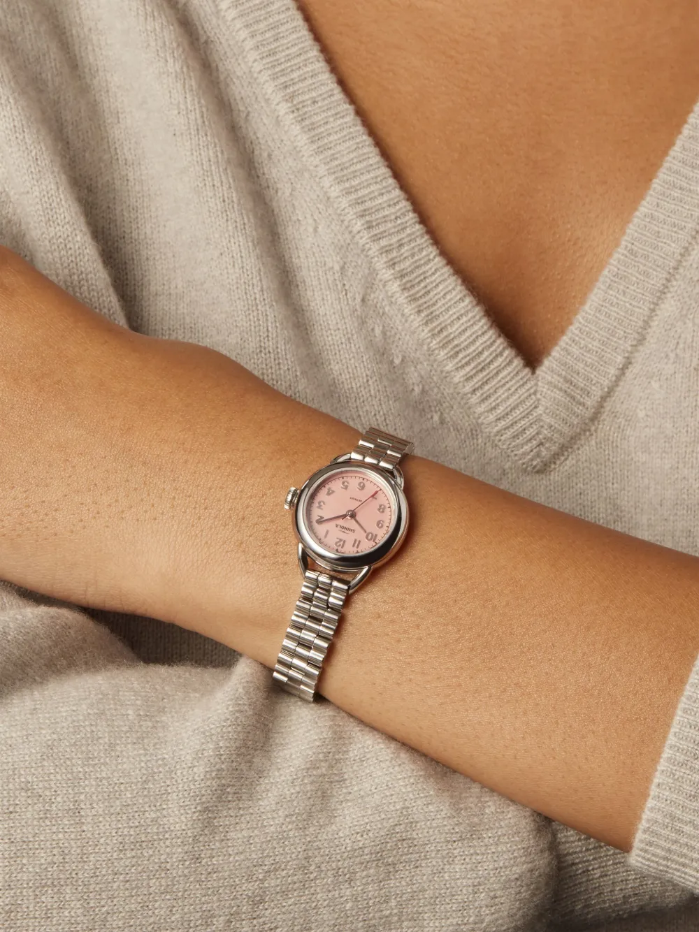 Shinola Runabout horloge - Roze