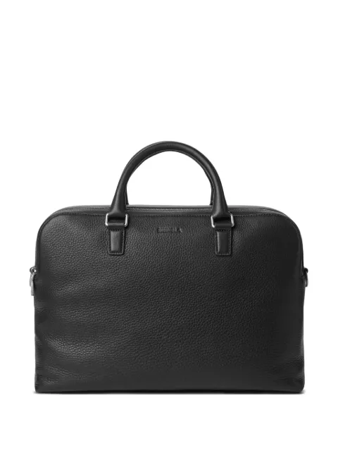Shinola leather top-handle briefcase