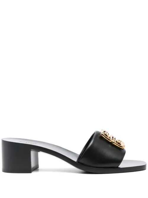 Mules à plaque 4G 50 mm - Givenchy - Modalova