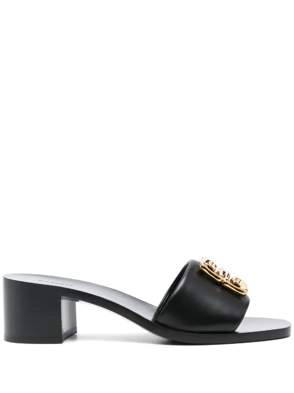 サンダル・ミュール GIVENCHY '4G' mules Givenchy G Cube Mules in 4G Transparent Mesh | Saks Fifth Avenue