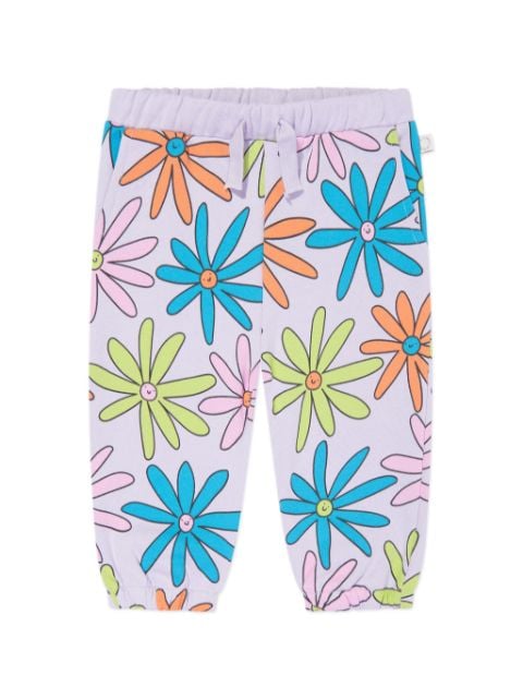 Stella McCartney Kids floral-print trousers