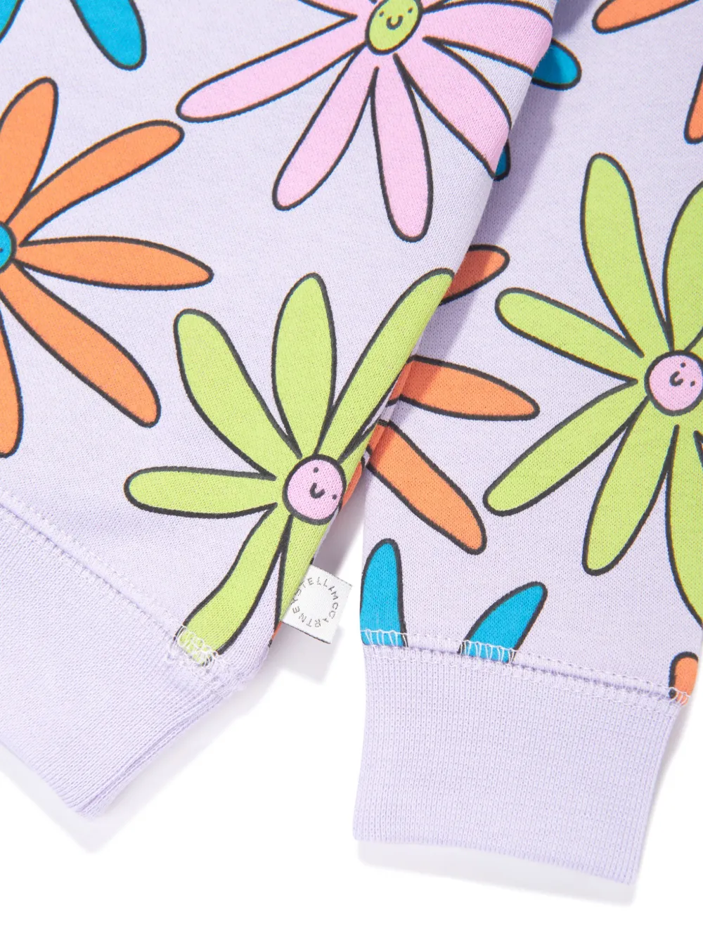 Stella McCartney Kids Sweater met bloemenprint Paars