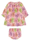Stella McCartney Kids floral-print mini dress - Pink