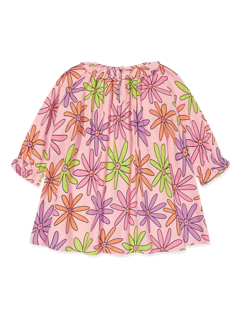 Stella McCartney Kids Mini-jurk met bloemenprint Roze