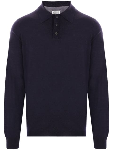 Maison Margiela wool polo shirt