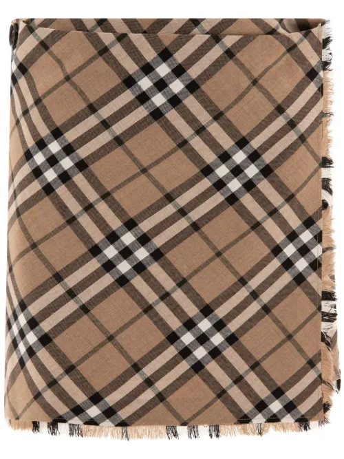 Minijupe à carreaux - Burberry - Modalova