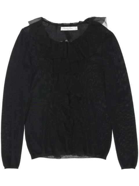 Christian Dior 2010s ruffled jumper Women