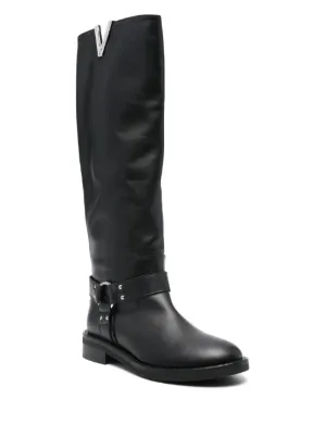 ロングブーツ VIA ROMA 15 FW25 Boots (4280RL NEGUSNERO) Boot Nero Via Roma 15 - Le Follie Shop
