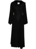 YEHUAFAN asymmetric maxi dress - Black