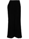 YEHUAFAN wide-leg trousers - Black