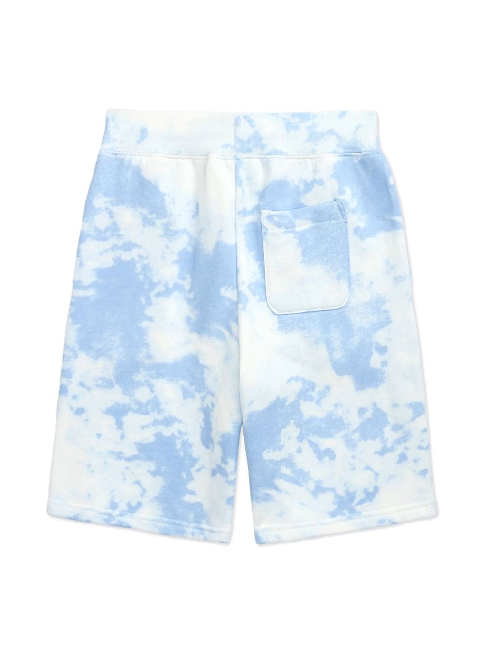 Ralph Lauren Kids tie-dye print fleece shorts - Blauw