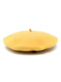 Borsalino wool beret - Yellow