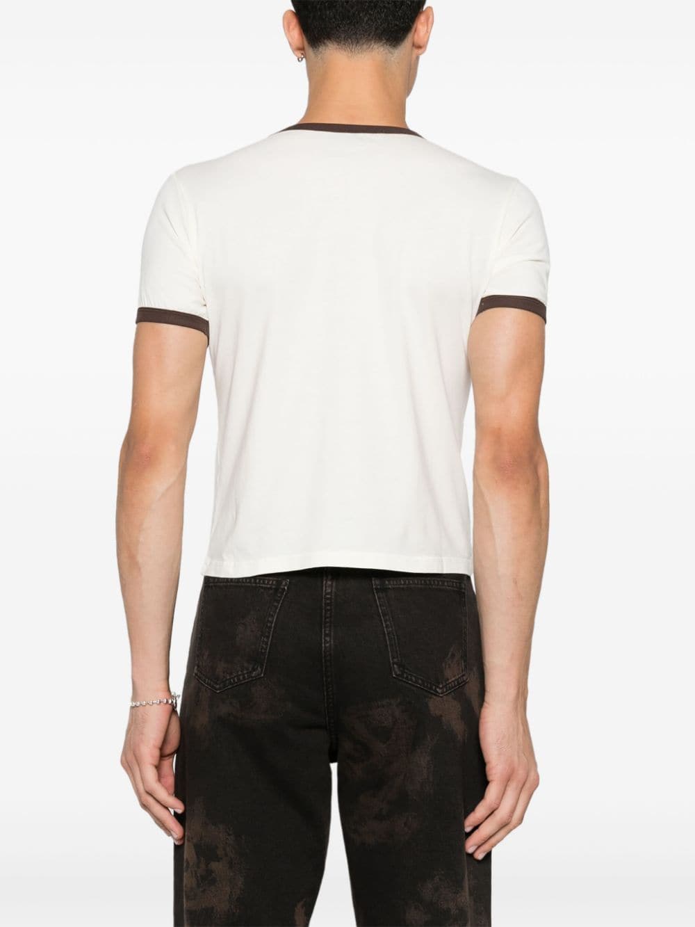 Shop Ludovic De Saint Sernin Queer Power T-shirt In Neutrals