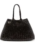 DRAGON DIFFUSION small Santa Croce tote bag - Brown