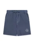 POLO RALPH LAUREN KIDS logo-print terry-cloth shorts - Blue