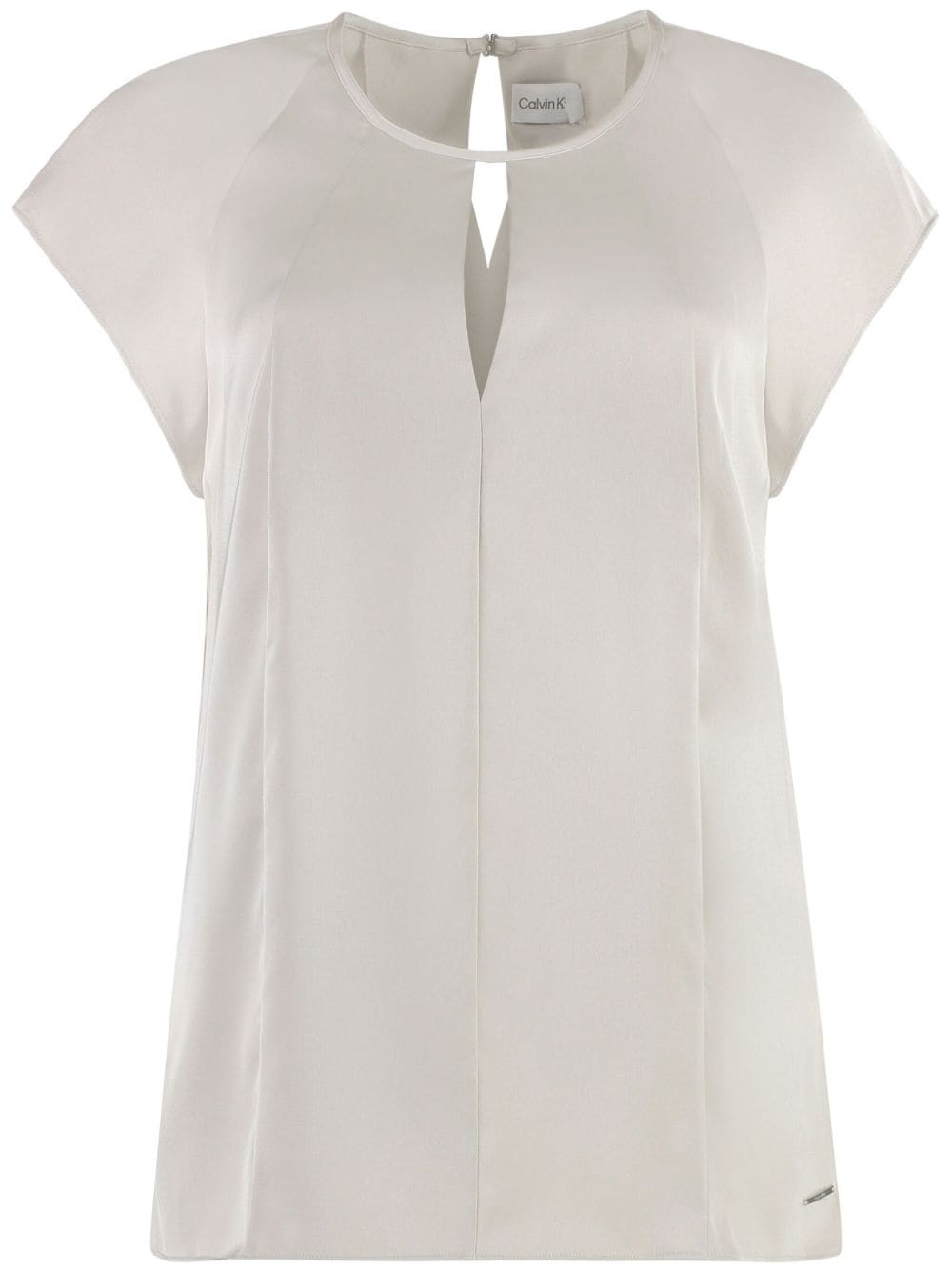 Calvin Klein cady blouse - Toni neutri