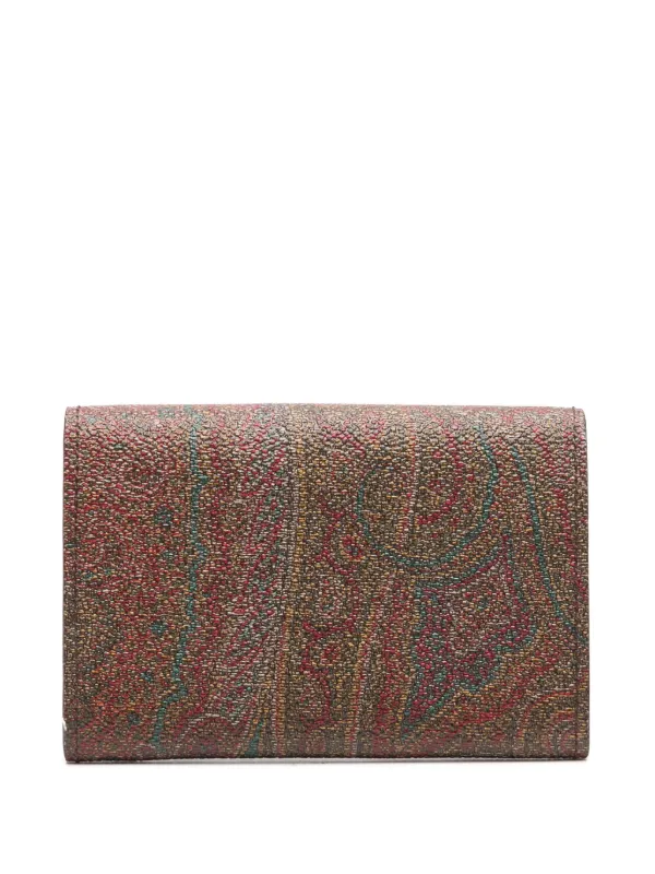 【送料&関税込】Etro Pegaso Wallet ETRO Pegaso-motif Paisley Wallet | Brown | FARFETCH PH