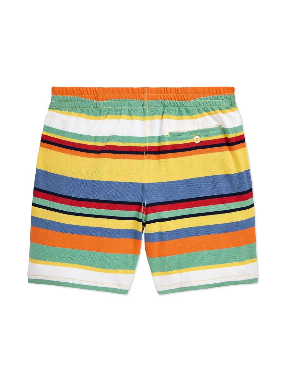 Ralph Lauren Kids Polo Pony striped shorts - Groen