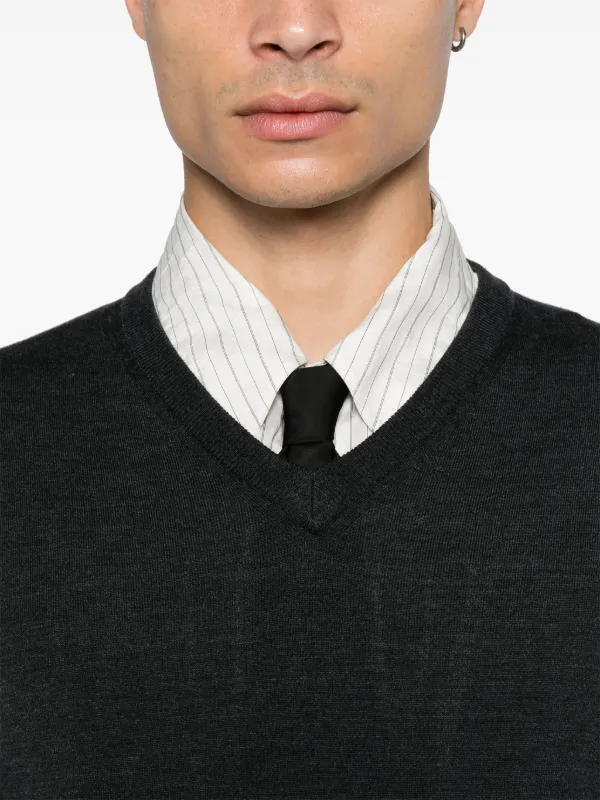 Zanone Maglione Leggero Grigio FARFETCH IT